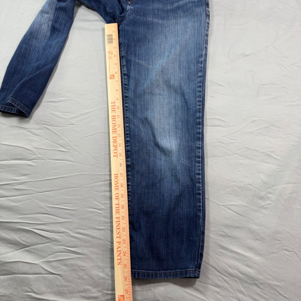Eileen Fisher Womens Blue Straight Leg Medium Wash Denim Jeans Size 8 Classic - Picture 5 of 7